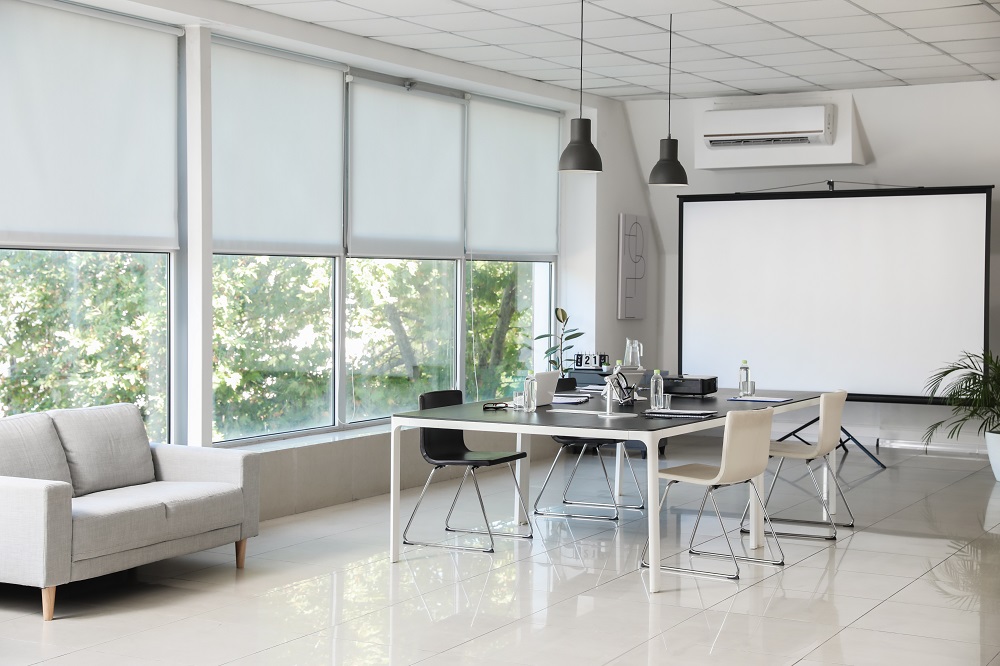 Interior of conference hall in modern office